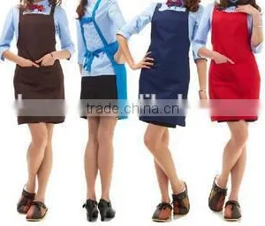Manufacturers Wholesale Spot Han Edition Terylene Apron Job Advertisement Apron Specializing in the Production of Printing Logo thumbnail-1