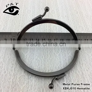 11CM Half Round Shape Bronze Color With Holes Metal Purse Frames for Handbags thumbnail-6