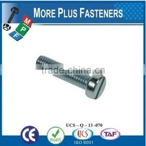 Made in Taiwan Brass Stainless Steel Carbon Steel Slotted Cheese Head Machine Screw thumbnail-6