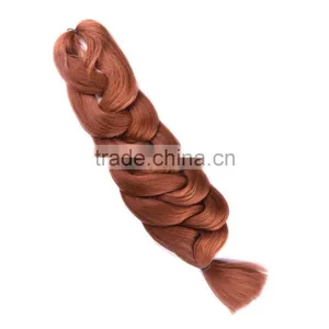 2016 Wholesale Cheap Colored Synthetic Braiding Hair, Jumbo Braiding Synthetic Hair, 165g Synthetic Crochet Braid Hair thumbnail-6