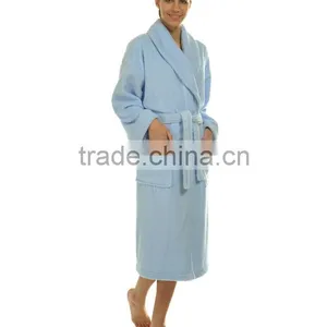 Quilted Cotton Chenille Bathrobe thumbnail-1