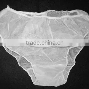 High Quality White Nonwoven Disposable Underwear,briefs for Adult thumbnail-1