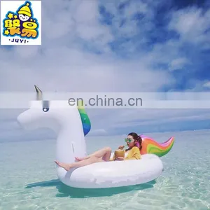 Eco-friendly 7 Color PVC Giant Pool Float Water Pool Floats Inflatable Unicorn thumbnail-5