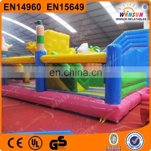 Newest Design Custom Popular Used Largest Inflatable Kids Amusement Park thumbnail-5