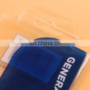 Custom Wholesale Clear Pvc Bag With Button High Quality Plastic Packaging Bag for Pen ,ruler thumbnail-5