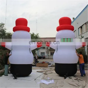4m High Giant Inflatable Snowman With LED for Park Decoration Sam yu 5609 thumbnail-3