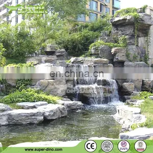 Stylish Artificial Landscaping Rockery With Running Water for Ornament thumbnail-1
