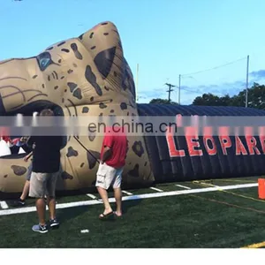 Inflatable Leopard Football Tunnel/ Inflatable Monster Sport Tunnel thumbnail-1