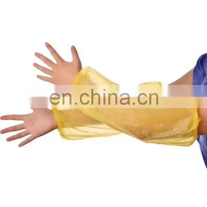 Polythene Soft Economic Waterproof Oil- Proof Disposable PE Over Sleeves thumbnail-3