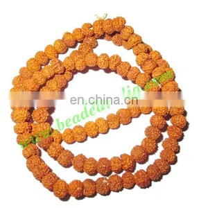 Rudraksha Beads String (mala) 5 Mukhi (five Face), Size: 4mm thumbnail-1