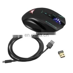 Dropshipping Combatwing W100 Rechargeable 2.4G Wireless Wired Gaming Mouse Optical Mice With 4 Adjustable DPI Levels & 8 Buttons thumbnail-6