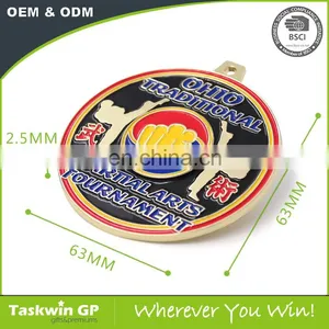 Custom Sport Metal Medals Embossed Medal for Martial Arts thumbnail-6