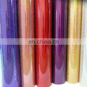 Wholesale Custom Stock Glitter Iron on Shirt Sublimation Heat Transfer Vinyl thumbnail-1