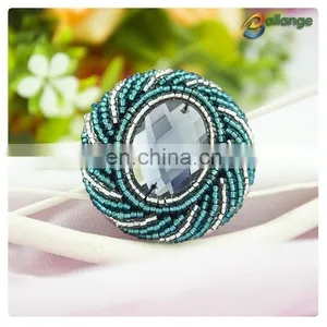 Wholesale Fancy Designer Coat Clothing Buttons Beaded Buttons Pin Button for Garment thumbnail-1