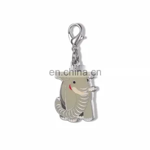 Metal Enamel Charm, Elephant Shape Zipper Head,custom Metal Enamel Zipper Heads thumbnail-1