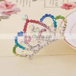 Children's Princess Party Gift Baby's Diamante Crystal Tiara Hair Tiara Crown thumbnail-6