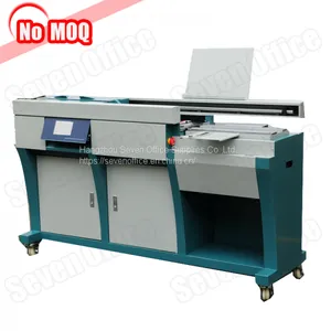 3 Years Warranty Automatic Bookbinding Machine Manufacturer Glue Binding Machine With Side Glue Function thumbnail-3