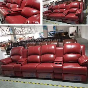 Home Theater Recliner Sofa,auto Reclining Theater Sofa thumbnail-5