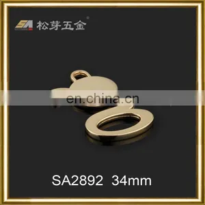 Song A Metal New Design Lady Bags Accessory Metal Labels With Rivet Custom Metal Logo thumbnail-1