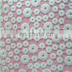 Chemical Cotton Embroidery Fabric/guipure Embroidery Lace Nigeria Lace and Lace Fabric thumbnail-3