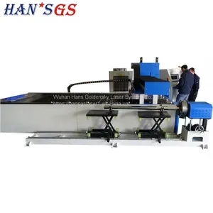 1000w 2000w 3000w Factory Price Metal Tube Processing Fiber Laser Cutter for Pipe thumbnail-3