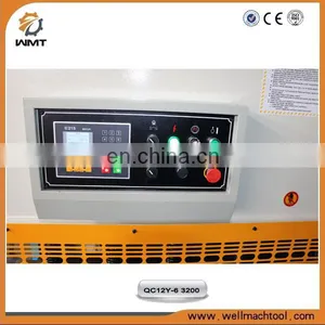 Sheet Metal Press Brake Shearing Machine QC12Y-6 3200 With Shearing Machine Good Price thumbnail-4