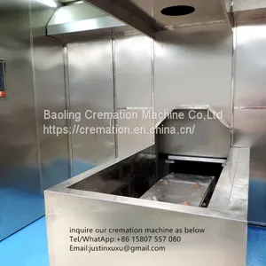 Crematorium Oven Machine Container Burn Human Body Mobile Furnace for Sale Crematory Incinerator Cremation Machine Crematory Equipment thumbnail-5