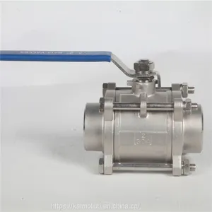 Two Pieces Stainless Steel Welding Ball Valve thumbnail-4