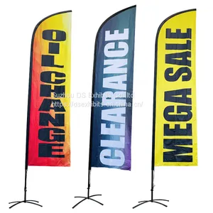 Teardrop Banner 2.8m Beach Banner Flag thumbnail-1