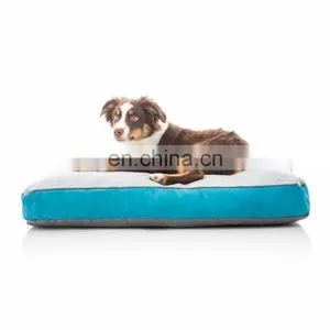 Memory Foam Dog Bed With Removable Washable Cover Soft Velvet Fabric Ped Bed Mattress thumbnail-3