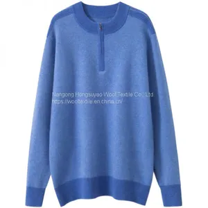Best Selling High Quality Knit Half Zip Sweater Casual Sweatshirt for Men thumbnail-3