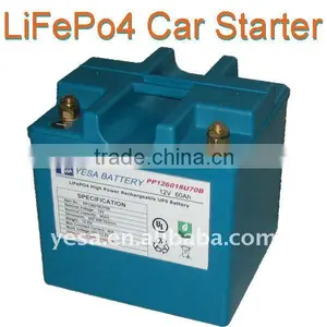 Lithium Iron Phosphate Battery Pack for Auto Battery Car Battery 12V/60AH 24V/30AH thumbnail-1