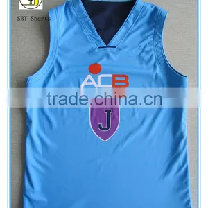 Reversible 100% Polyester Basketball Singlets thumbnail-3