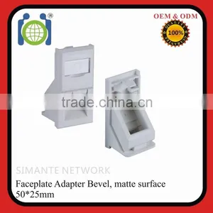 50*25 Euro Generic Flat & Faceplate Adapter thumbnail-1