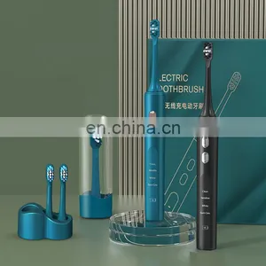 New Style Travel Innovative Silicone Wholesale Pink Rechargeable Electric Toothbrush thumbnail-1