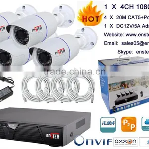 2016 Home Use Wireless WIFI NVR Kits 4 Pcs Hotselling Cheap IP 1.0MP 1.3MP 2.0MP Cameras thumbnail-1