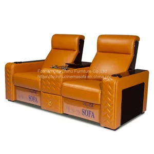CHIHU Luxury Design Amazon Hot Sale Cinema Sofa Home Theater Seating Motorized Reclining Chair Theater Furniture thumbnail-1