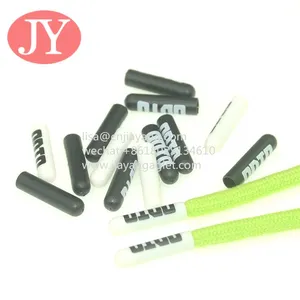Manufacture Direct Sale Print Logo on Plastic Aglet Lace Aglet Tipping for Hoodies Cap Rope Shoelace thumbnail-4