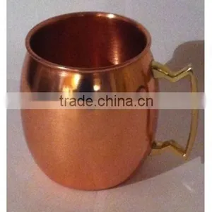 Factory Price Moscow Mule Cocktail Copper Mugs Hammered Wholesale thumbnail-3