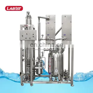 5l 100l 200l 500l 20 Gallon Stainless Steel Single Effect Industrial Price Ethanol Vacuum Falling Film Evaporator System thumbnail-1