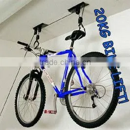 Ceiling BIKE STORAGE Lift Hang Cycle Bicycle Garage Shed Mount Pulley Rack Hoist thumbnail-1