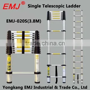 Aluminium Telescopic Ladder 3.8M thumbnail-6