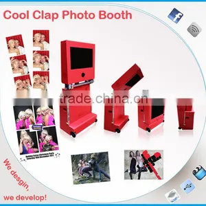 Christmas Selfie Photo Booth For Wedding Portable Cabin thumbnail-2