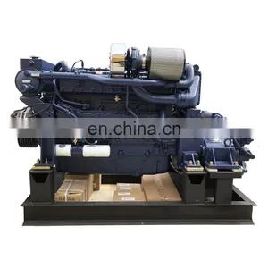 Water Cooled 6 Cylinder WD10 WD10C WD10C326-21 240kw Weichai Boat Engine thumbnail-1