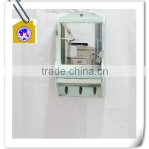 2015 New Design Distressed Decorative Shabby&chic Wooden Wall Mirror for Home Decor.HW15A0059&HW15A0060 thumbnail-2