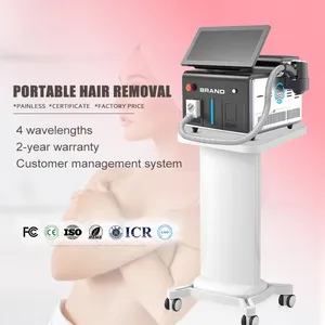 Portable 755nm 808nm 940nm 1064nm Diode Hair Removal Laser Machine thumbnail-2