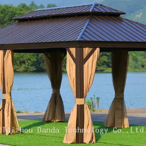 3.65*5.95m Sunshade Waterproof Gazebo Outdoor Use thumbnail-1