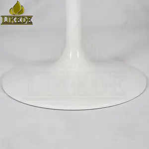 White Tulip Base Tea Table With Low Coffee Tables Metal Furniture Legs thumbnail-5