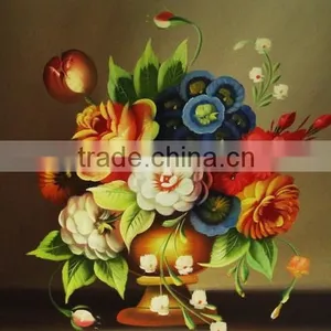 High Quality Classical Flower Painting for Living Room thumbnail-1