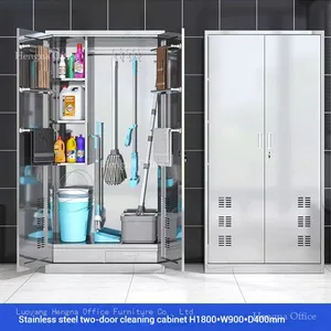 Heavy Duty Steel Cleaning Cabinet With High Load Capacity & Corrosion-Resistant Coating - Bulk Order ODM Supplier thumbnail-3